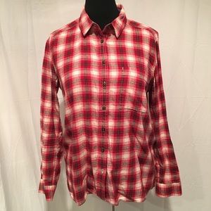 Roots Flannel Shirt. Size L